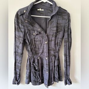 Navy Camouflage Jacket